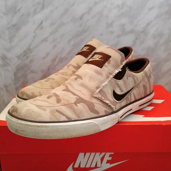 Nike Womens SB Charge capri canvas desert camo Run